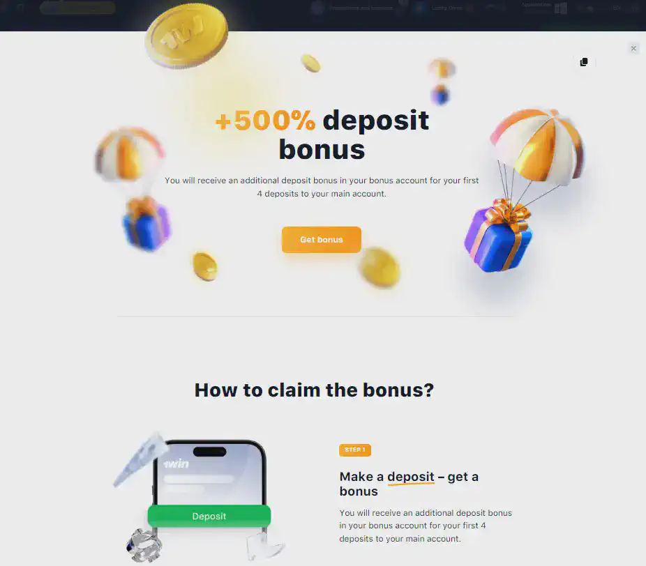 1win welcome bonus